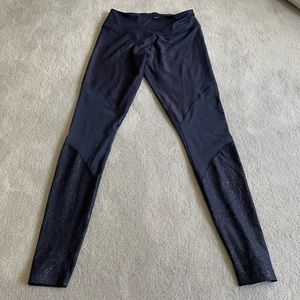 Nike Blue Metallic Shimmer Leggings